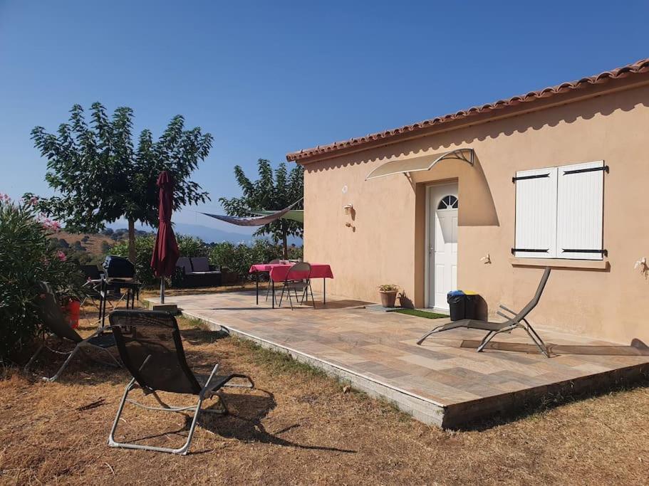 Studio Mitoyen A La Campagne Vue Sur La Mer Cargèse Exteriér fotografie